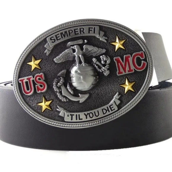 New USMC United States Marine Corps belt buckle - Picture 3 of 6